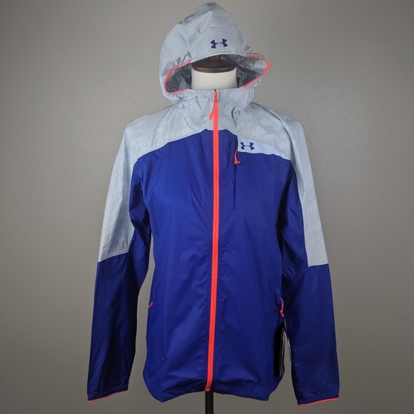 under armour women's ua storm waterproof printed lightweight jacket